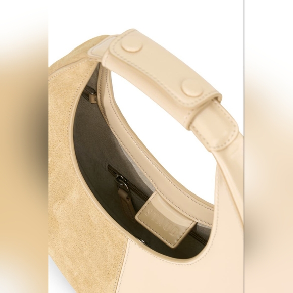 STAUD Mini Moon Split Leather Bag - Picture 14 of 14